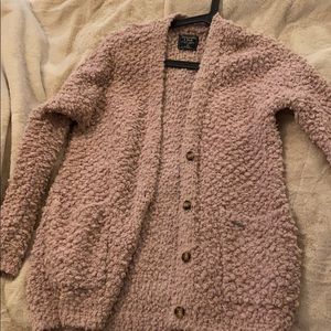 COPY - Sherpa cardigan XS Lilac